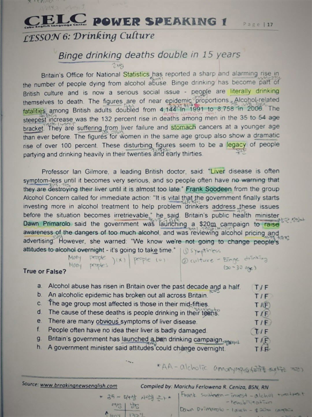 [CELC   ı] 8 - POWER SPEAKING CLASS