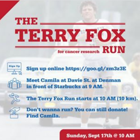[Vancouver-Vanwest-24] п ƼƼ Ұ 1 (Terry fox run & raffle)
